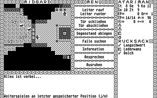 Geheimnis von Midgard (Das) atari screenshot